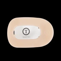Almond Beige Medium Flat Round Hair Clip