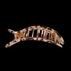 Blonde Tortoise Large Flat Round Hair Clip
