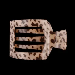 Blonde Tortoise Large Flat Square Hair Clip