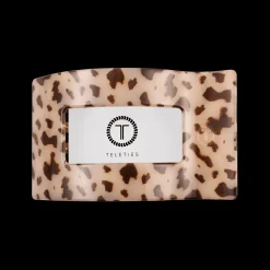 Blonde Tortoise Medium Flat Rectangle Hair Clip