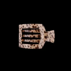 Blonde Tortoise Small Flat Square Hair Clip