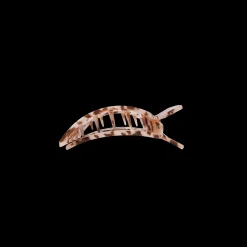Blonde Tortoise Small Flat Square Hair Clip