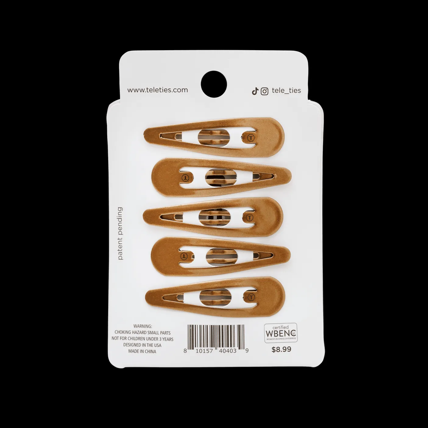 Bronze Snap Clip (6ct)