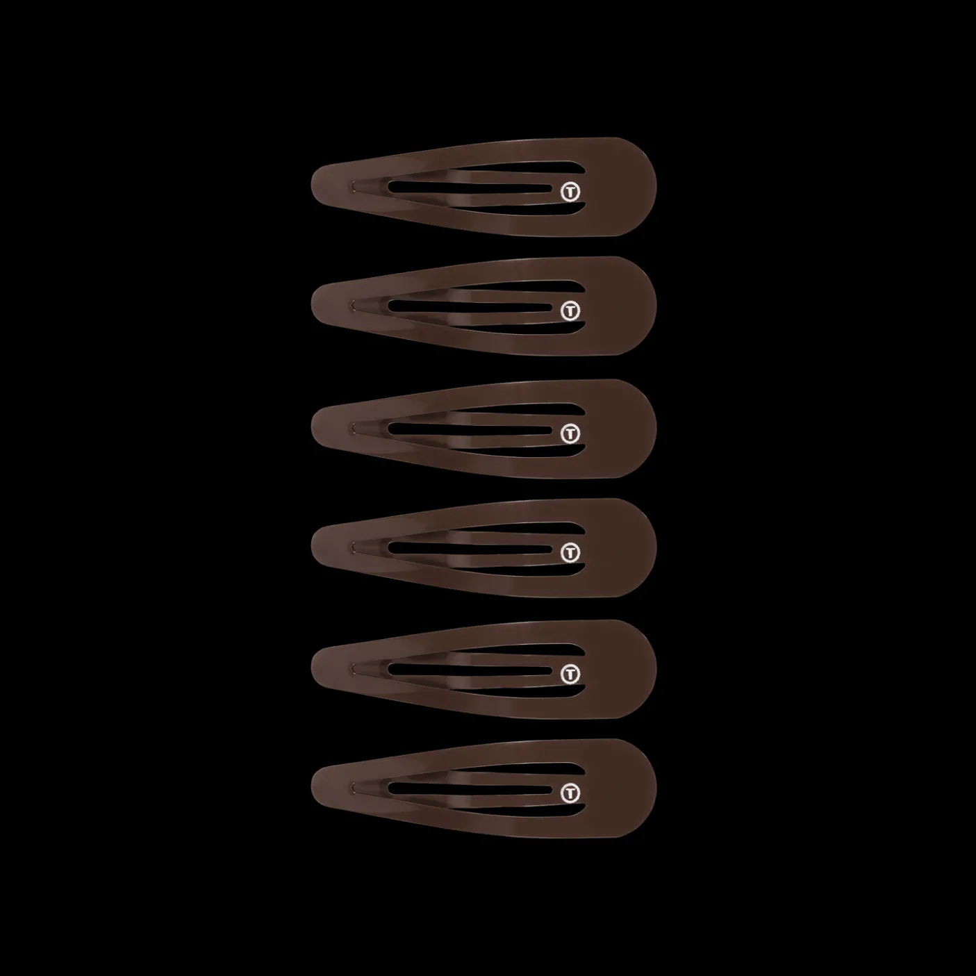 Brown Snap Clip (6Ct)
