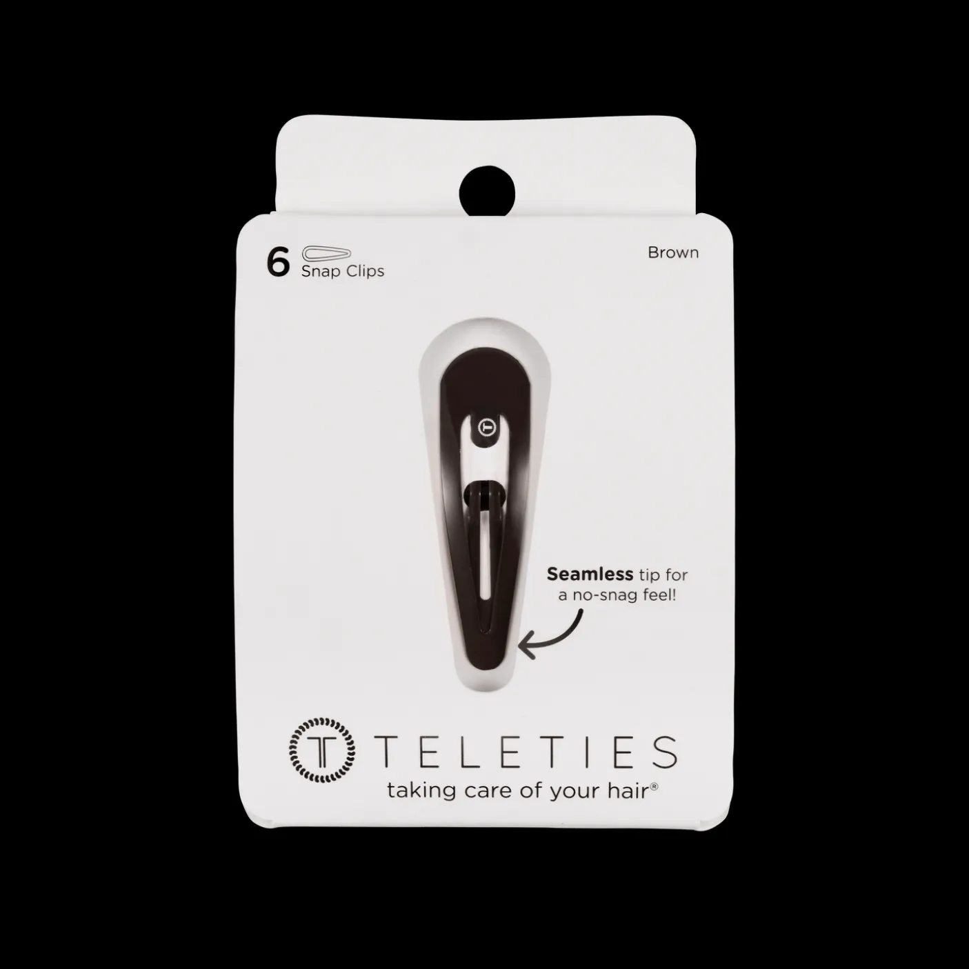 Brown Snap Clip (6Ct)