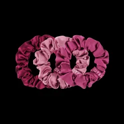 Burgundy Bliss Large Silk Scrunchies