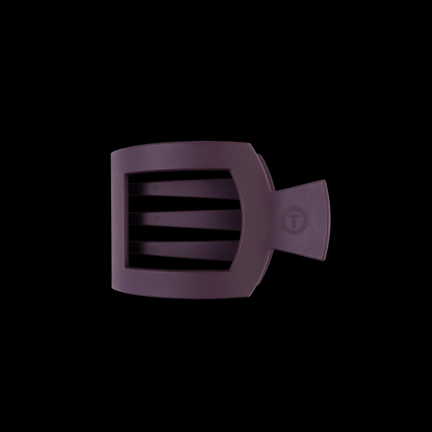 Burgundy Bliss Small Flat Square Hair Clip