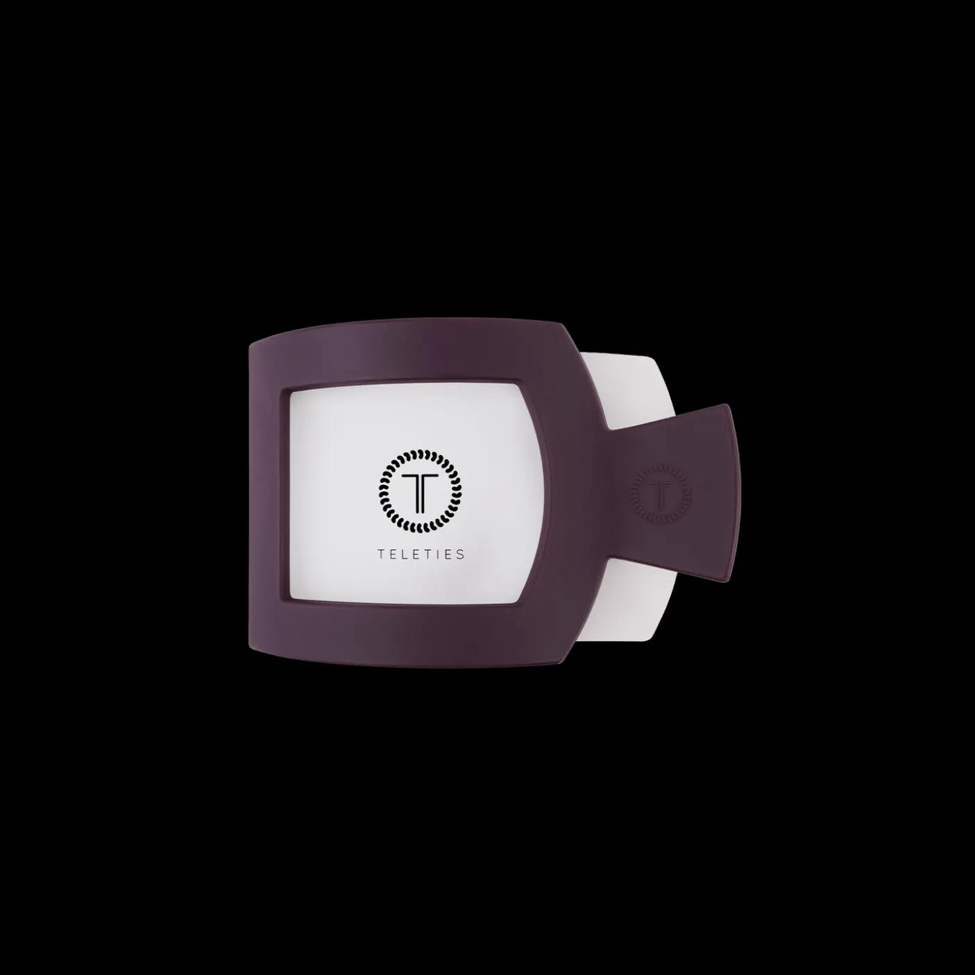 Burgundy Bliss Small Flat Square Hair Clip