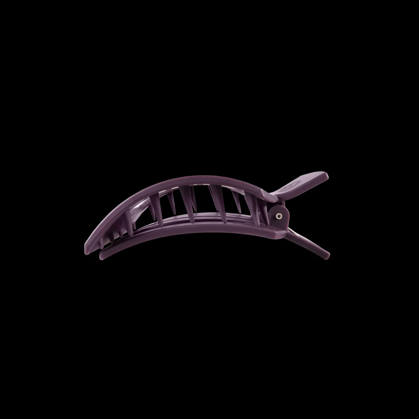 Burgundy Bliss Small Flat Square Hair Clip