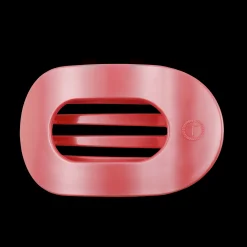 Calming Coral Large Flat Round Hair Clip