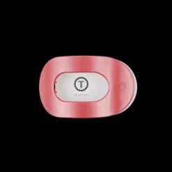 Calming Coral Small Flat Round Hair Clip