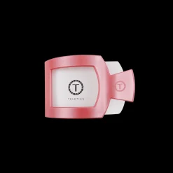 Calming Coral Small Flat Square Hair Clip