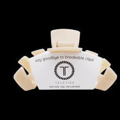 Classic Almond Beige Large Claw Hair Clip