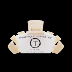 Classic Almond Beige Small Claw Hair Clip