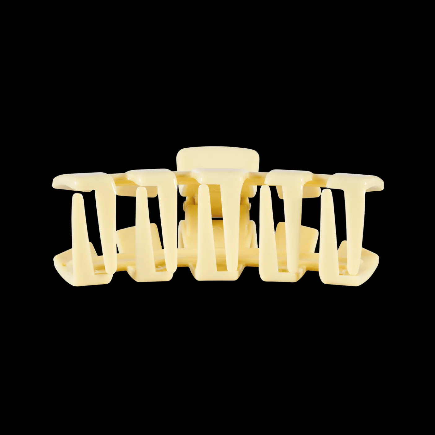 Classic Butter Yellow Medium Hair Clip