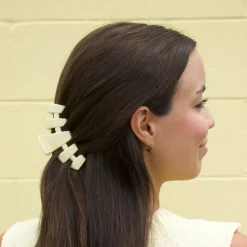 Classic Butter Yellow Medium Hair Clip