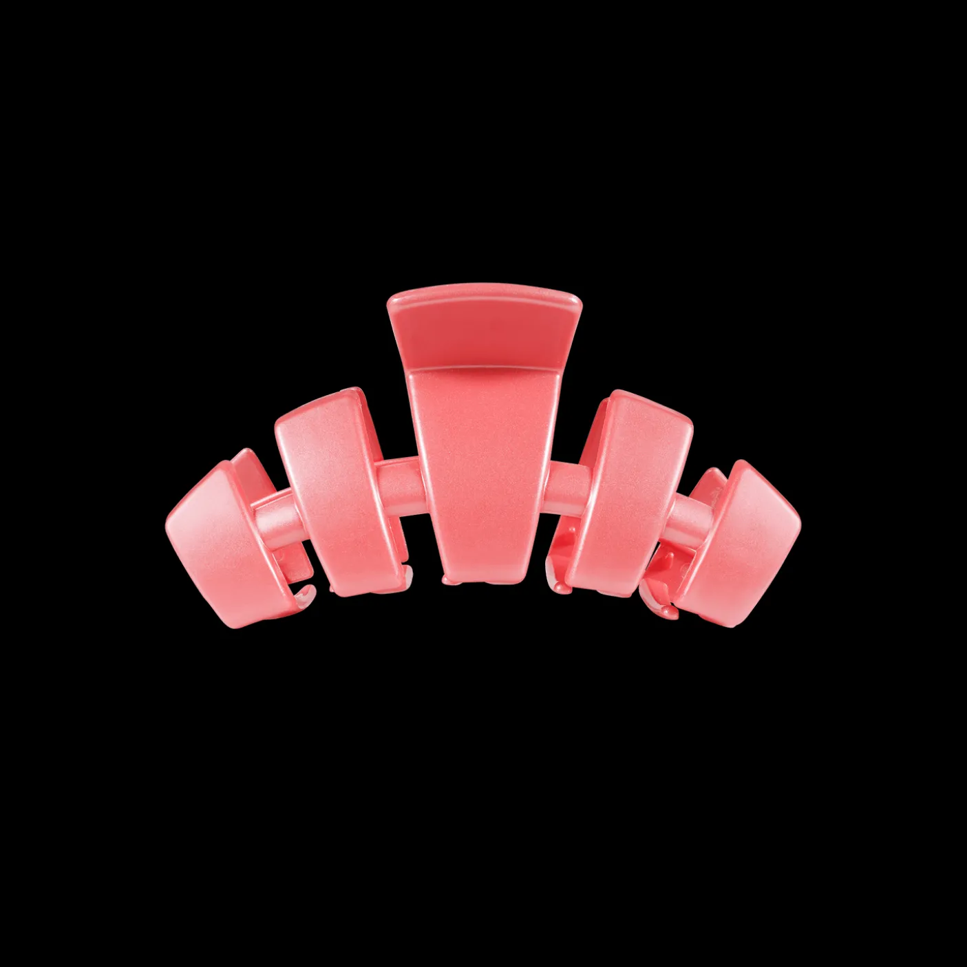 Classic Calming Coral Tiny Claw Hair Clip