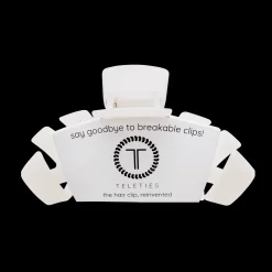 Classic Coconut White Large Claw Hair Clip
