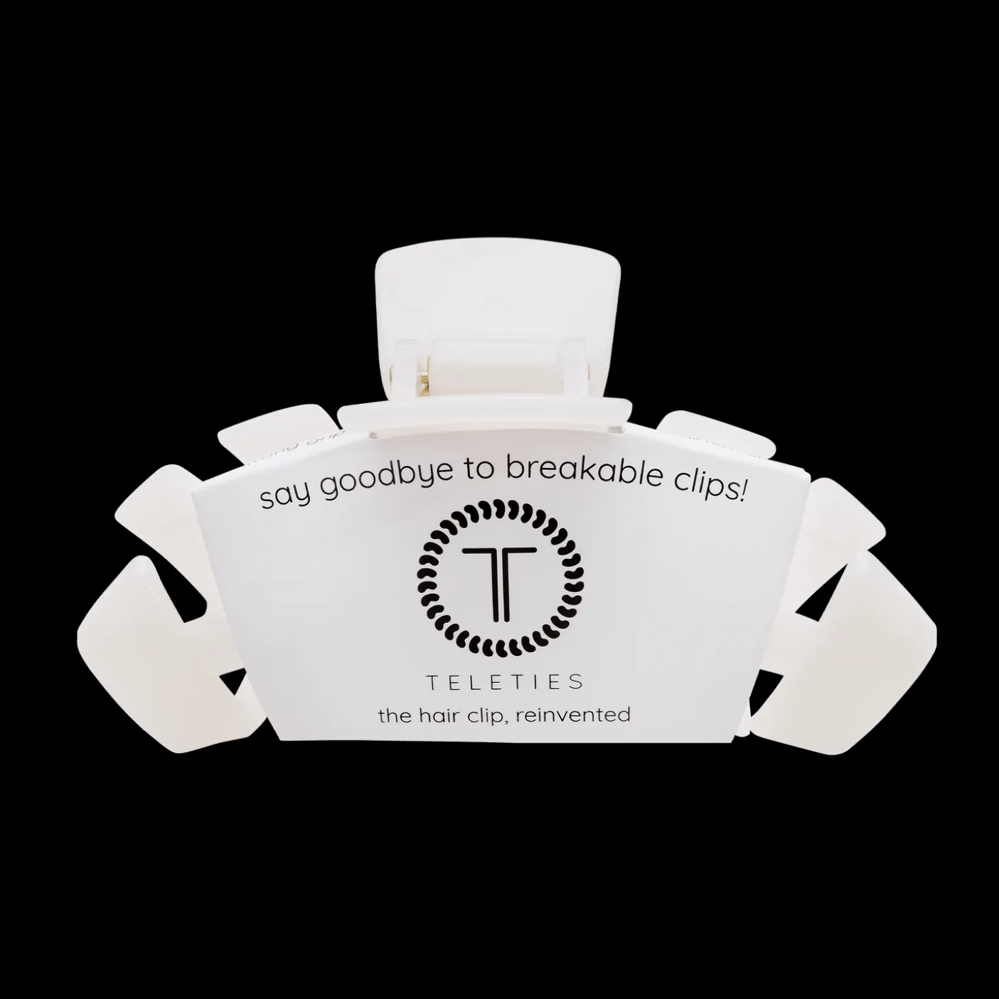 Classic Coconut White Large Claw Hair Clip