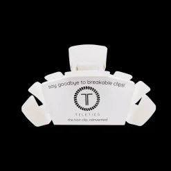 Classic Coconut White Medium Claw Hair Clip
