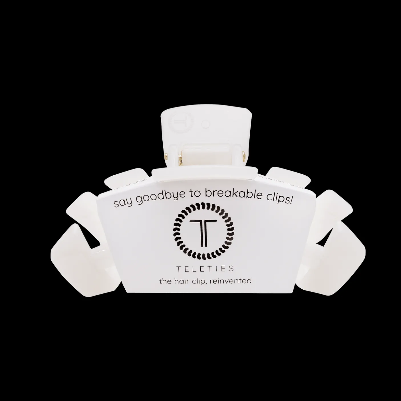Classic Coconut White Medium Claw Hair Clip