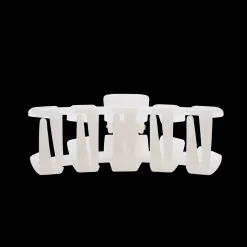 Classic Coconut White Medium Claw Hair Clip