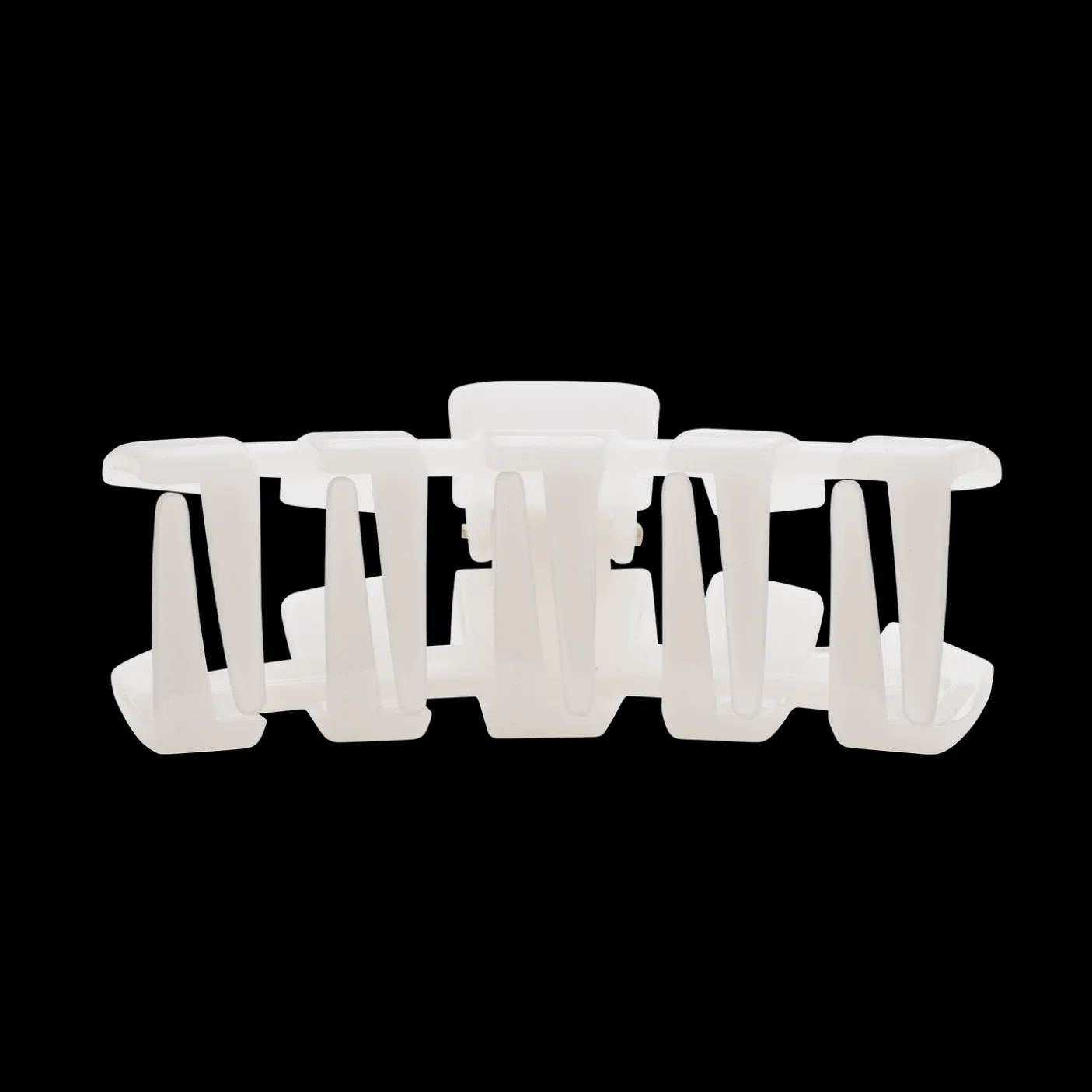 Classic Coconut White Small Claw Hair Clip