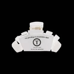 Classic Coconut White Tiny Claw Hair Clip
