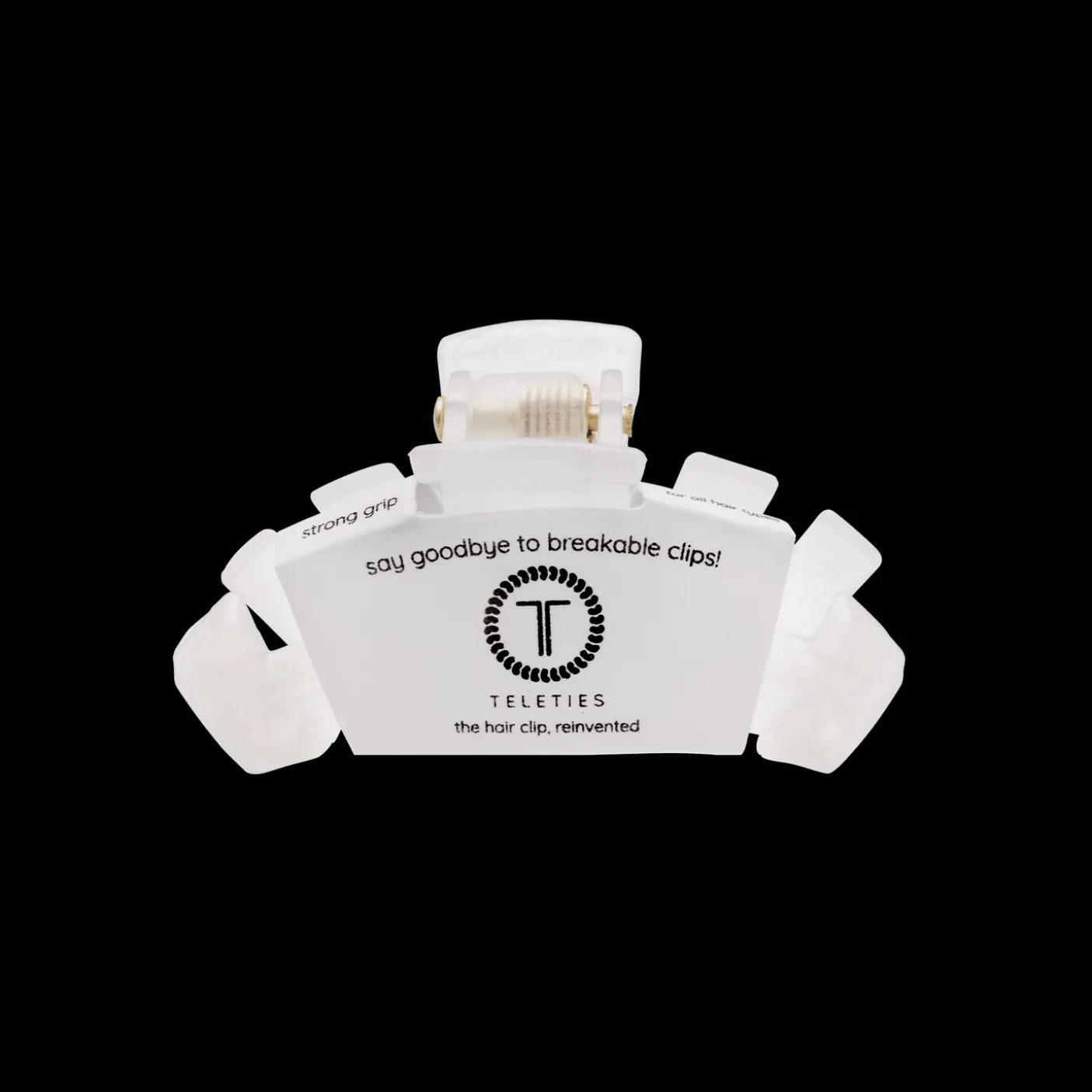 Classic Coconut White Tiny Claw Hair Clip
