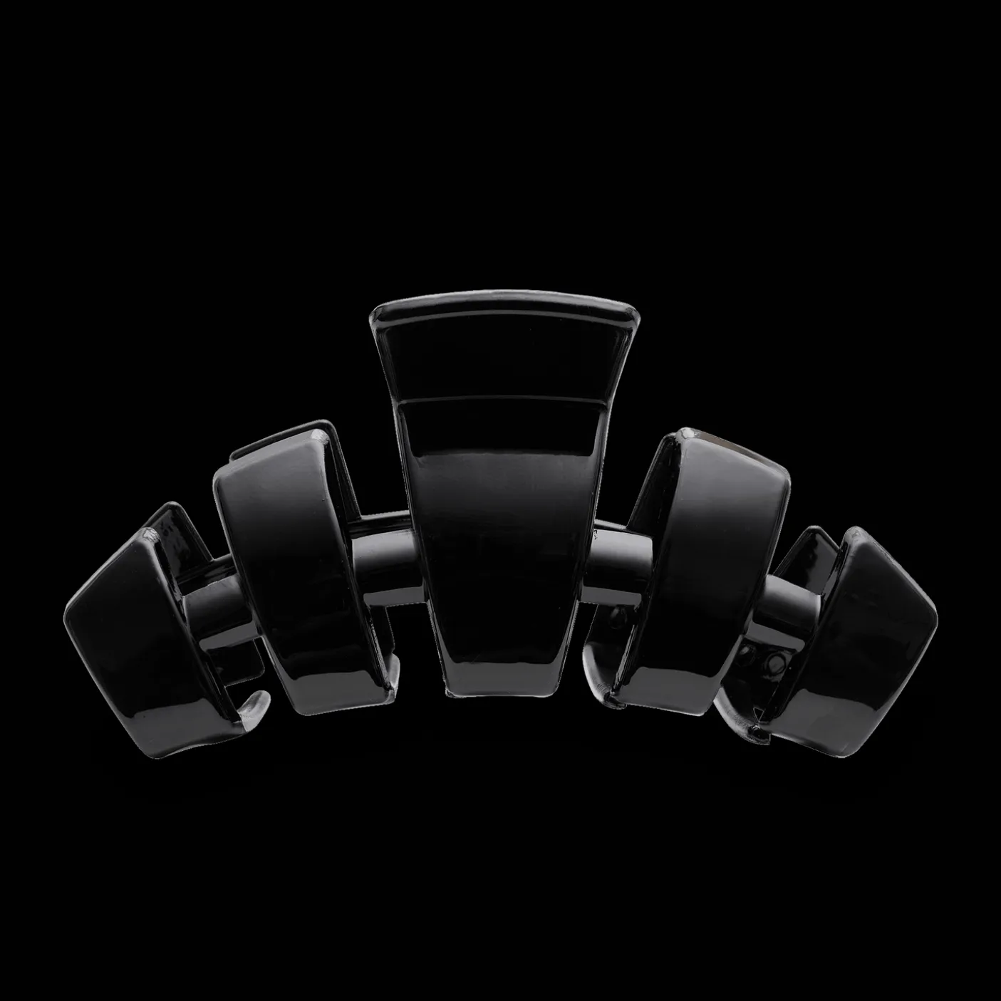 Classic Jet Black Large Claw Hair Clip