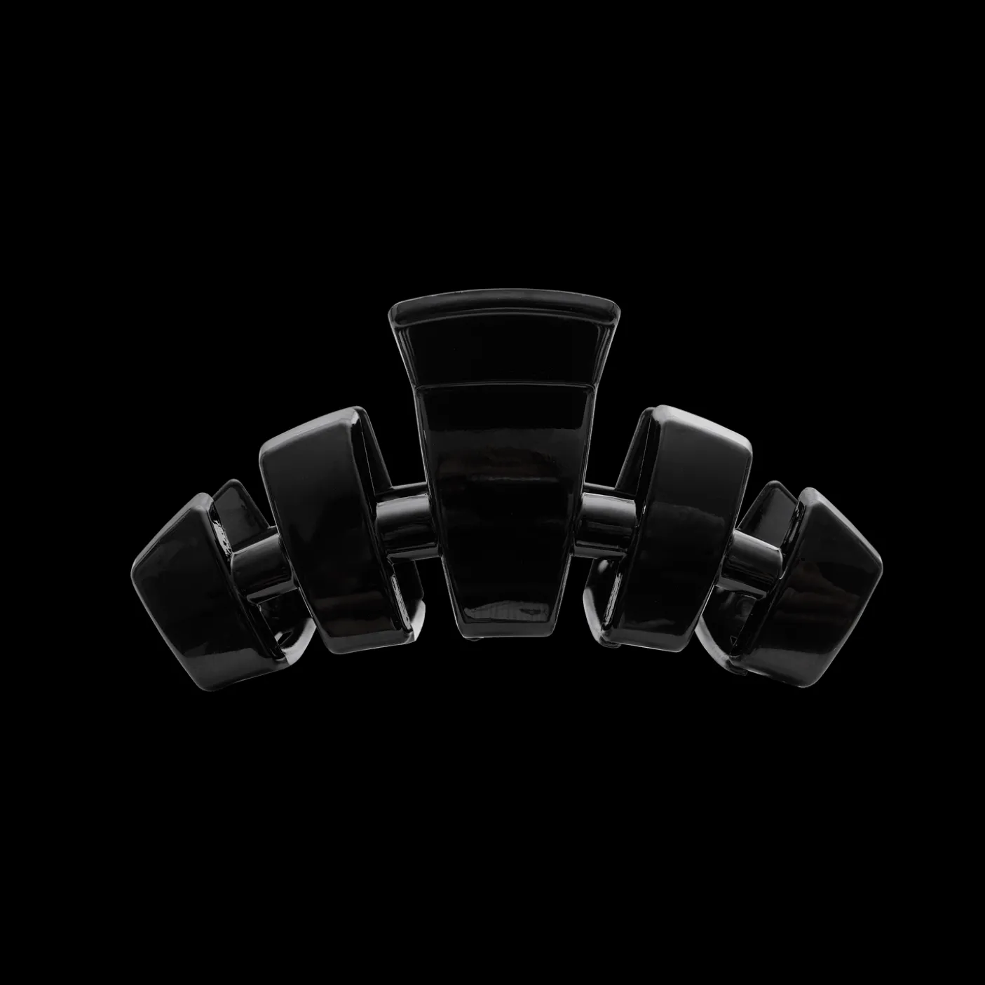 Classic Jet Black Medium Claw Hair Clip
