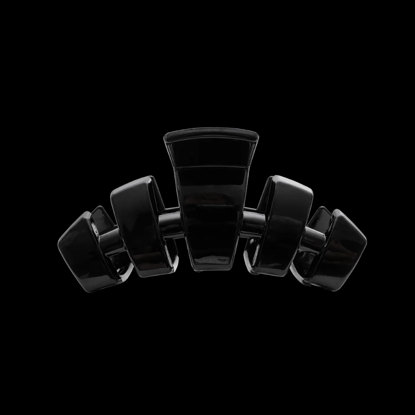 Classic Jet Black Small Claw Hair Clip