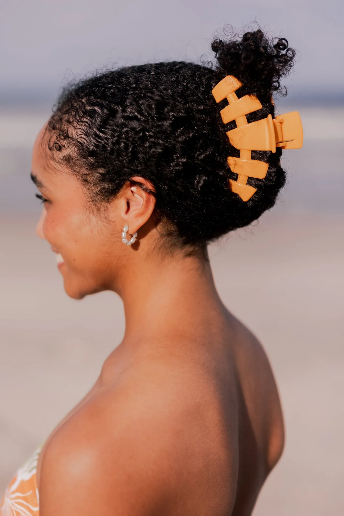 Classic Mango for it! Large Claw Hair Clip