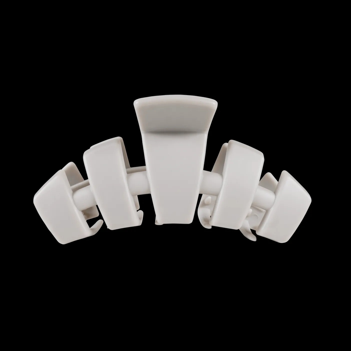 Classic Silver Flames Medium Claw Hair Clip