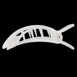 Coconut White Large Flat Square Hair Clip