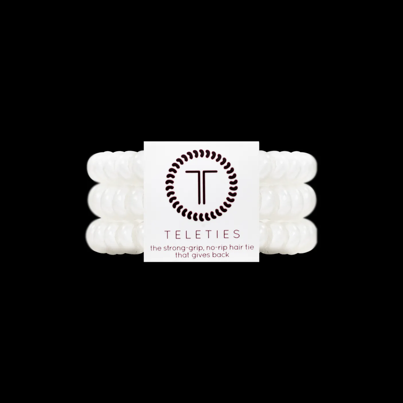 Coconut White Small Hair Ties