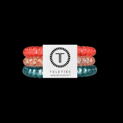 Coral Craze Small Hair Ties