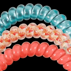 Coral Craze Small Hair Ties