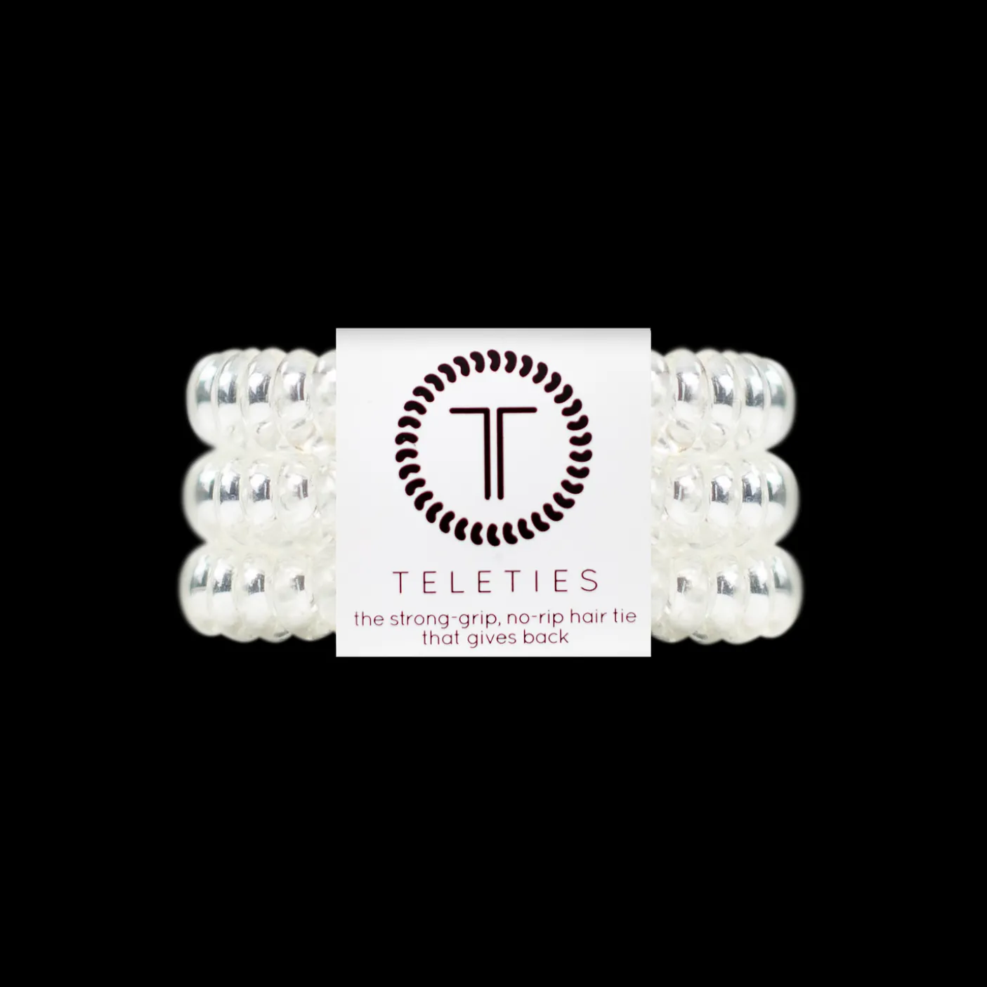 Crystal Clear Large Hair Ties