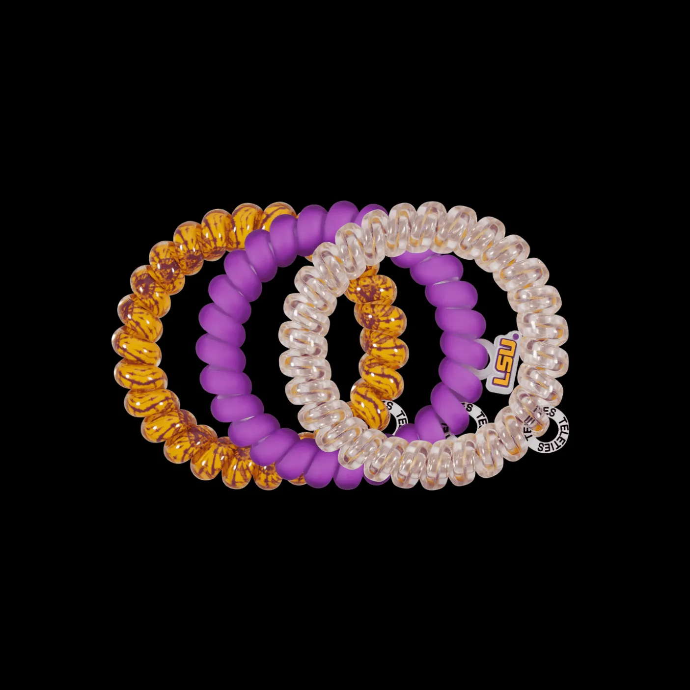Geaux Tigers! Large Hair Ties