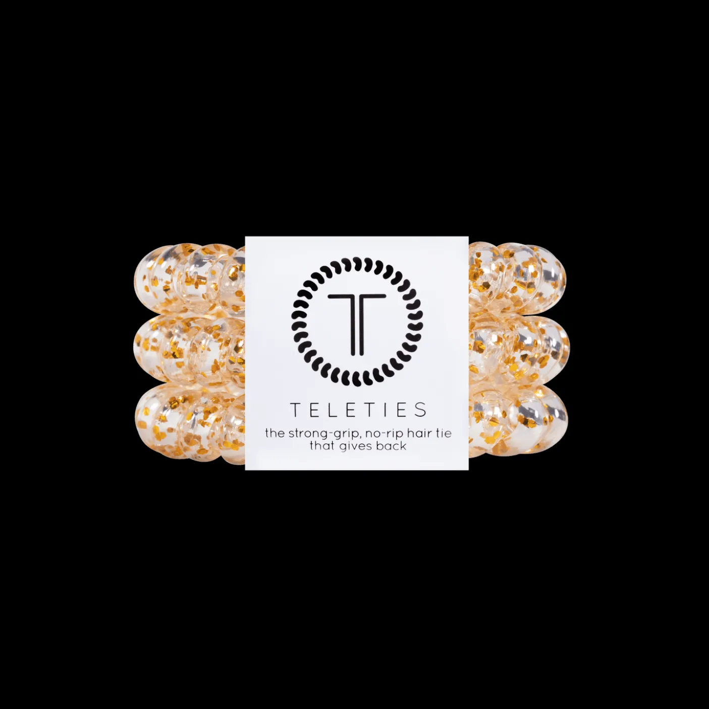 Glitter & Gold Large Hair Ties