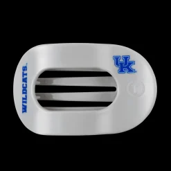 Go Big Blue! Large Flat Round Hair Clip