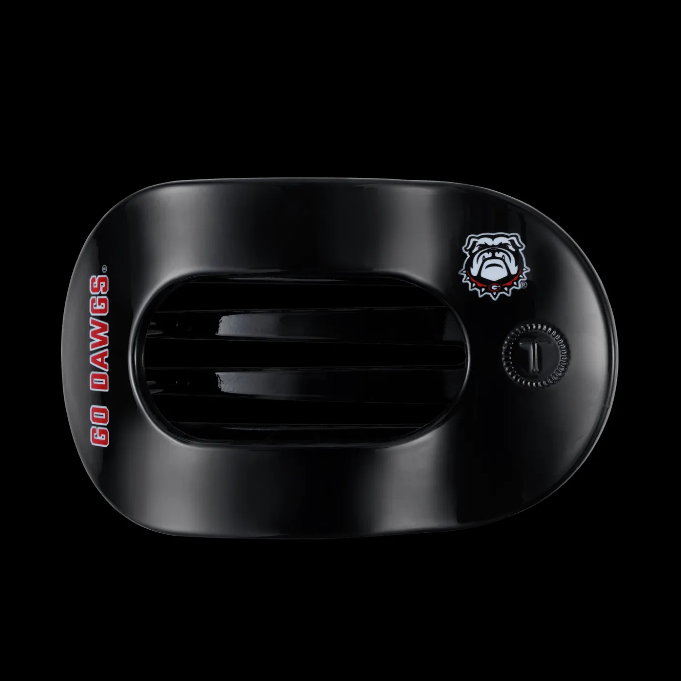 Go Dawgs! Large Flat Round Hair Clip