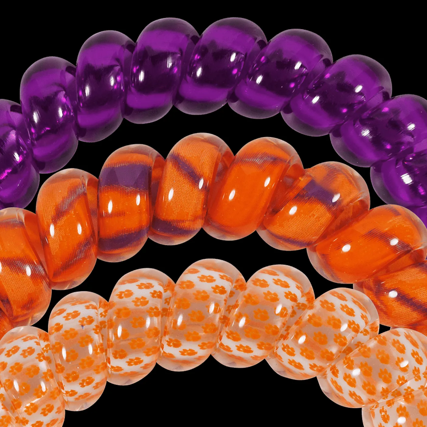 Go Tigers! Large Hair Ties