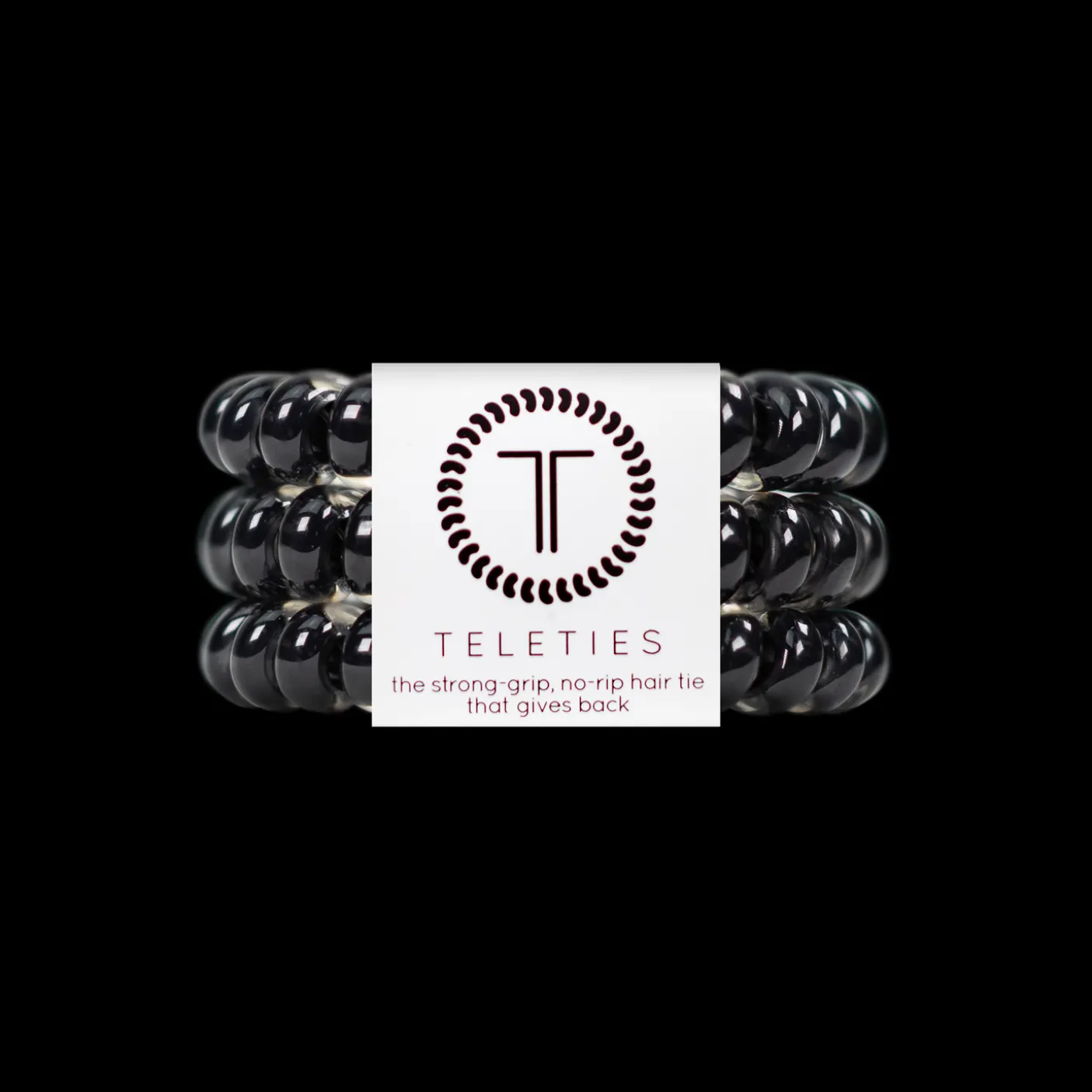 Jet Black Large Hair Ties