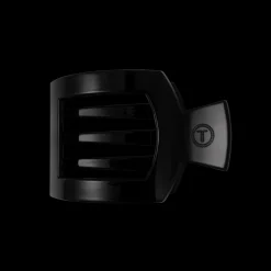 Jet Black Medium Flat Square Hair Clip