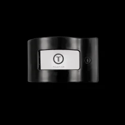 Jet Black Small Flat Rectangle Hair Clip