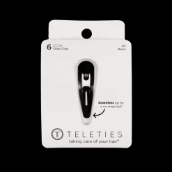 Jet Black Snap Clip (6Ct)