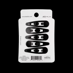 Jet Black Snap Clip (6Ct)