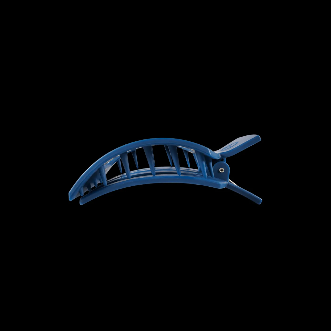 Midnight Rain Small Flat Square Hair Clip